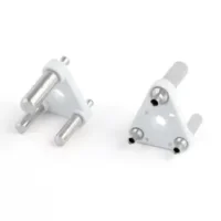 3 pin brass hollow plug insert 6A 16A nickel coated manufacturer New Delhi India – Techlon India